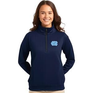 North Carolina‎ Tar Heels Womnen's Quarter-Zip Sweatshirt Blue Size Medium